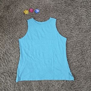 Sleeveless Blue Women's Top/ "Athletic Works" Size XL (16-18)